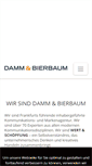 Mobile Screenshot of dammbierbaum.de