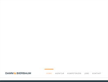 Tablet Screenshot of dammbierbaum.de